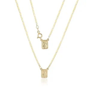 Escapulário Sagrado Coração de Jesus e Nossa Senhora do Carmo de Ouro